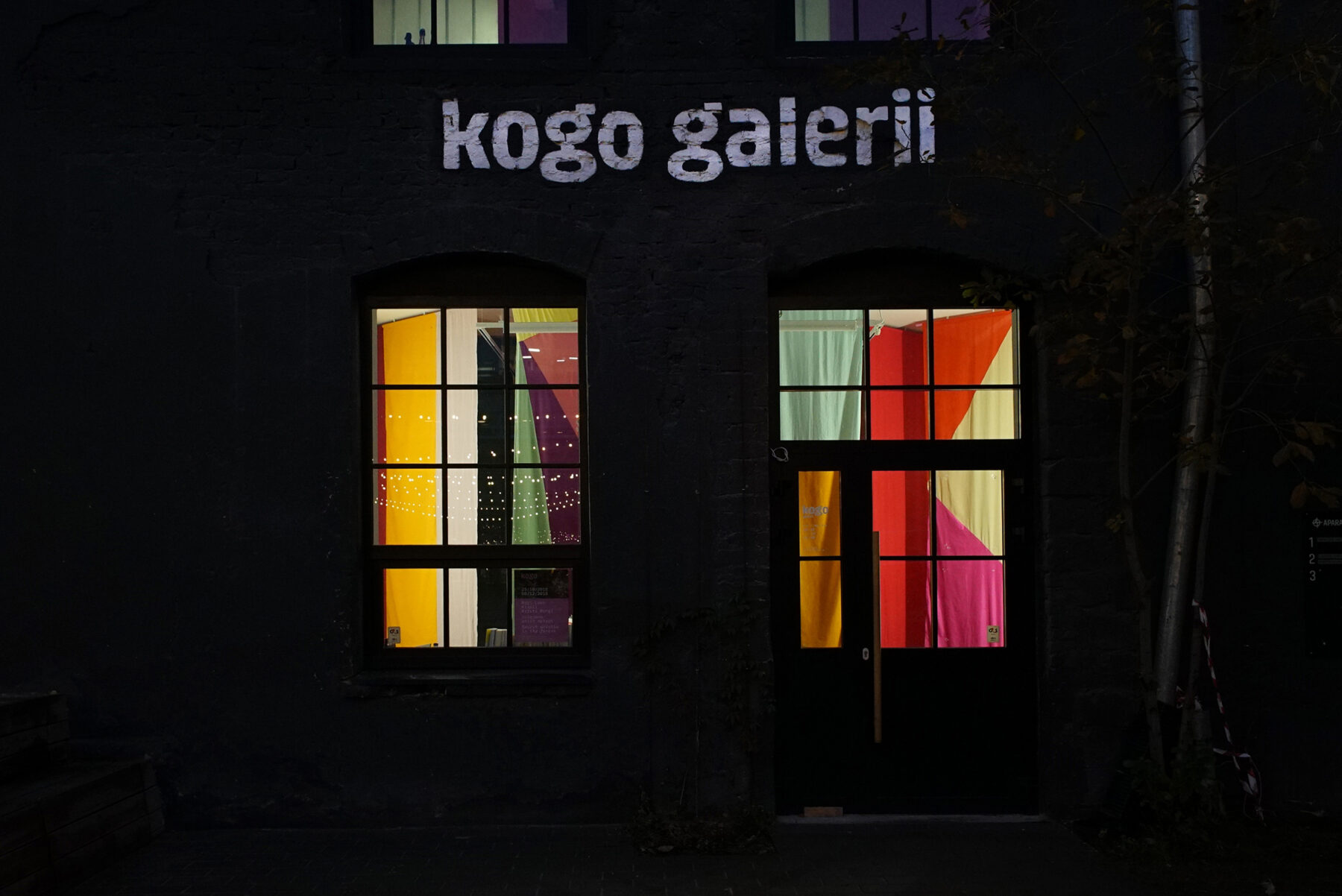 Exhibition view: Kristi Kongi. Secret Whistle iI the Forest. Kogo Gallery, Tartu, 2018.